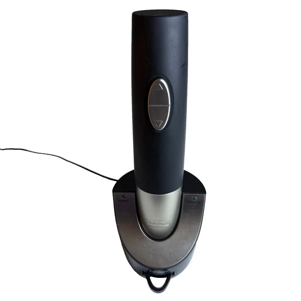 Cuisinart Cordless Electric Wine Opener with Foil Cutter & Charging Base CWO-48